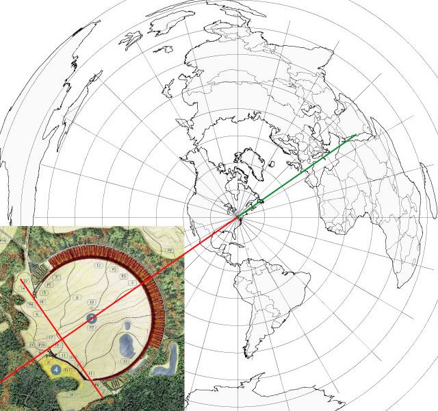 World Map Degrees