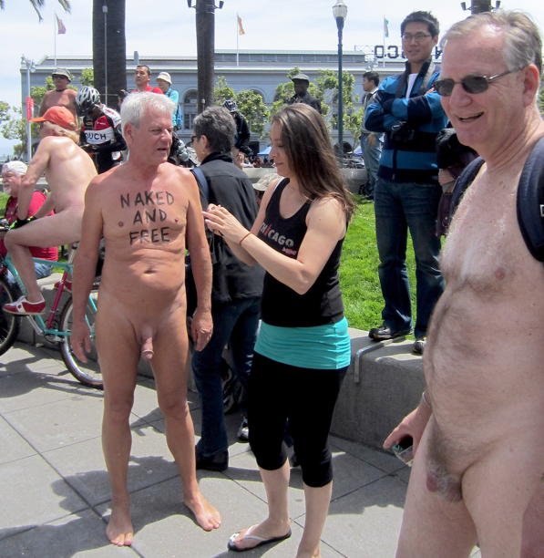 Saturday June 11 was World Naked Bike Ride day in San Francisco